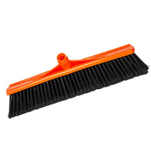 18" Heavy Duty Cleaning Soft Sweeping Easy Push Washing Broom with Long Handle